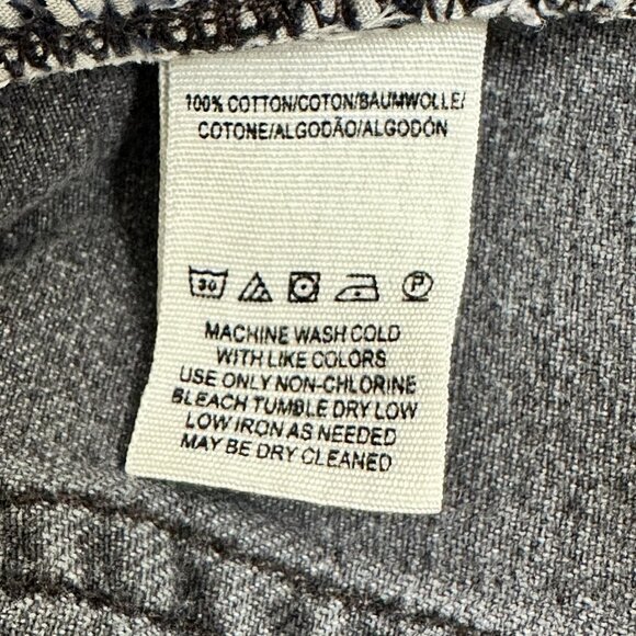 Free People "We The Free" Denim Fray Hem Shorts, Size 26 - Picture 8 of 8